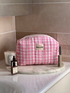 LA NOMADE - matelassée vichy rose