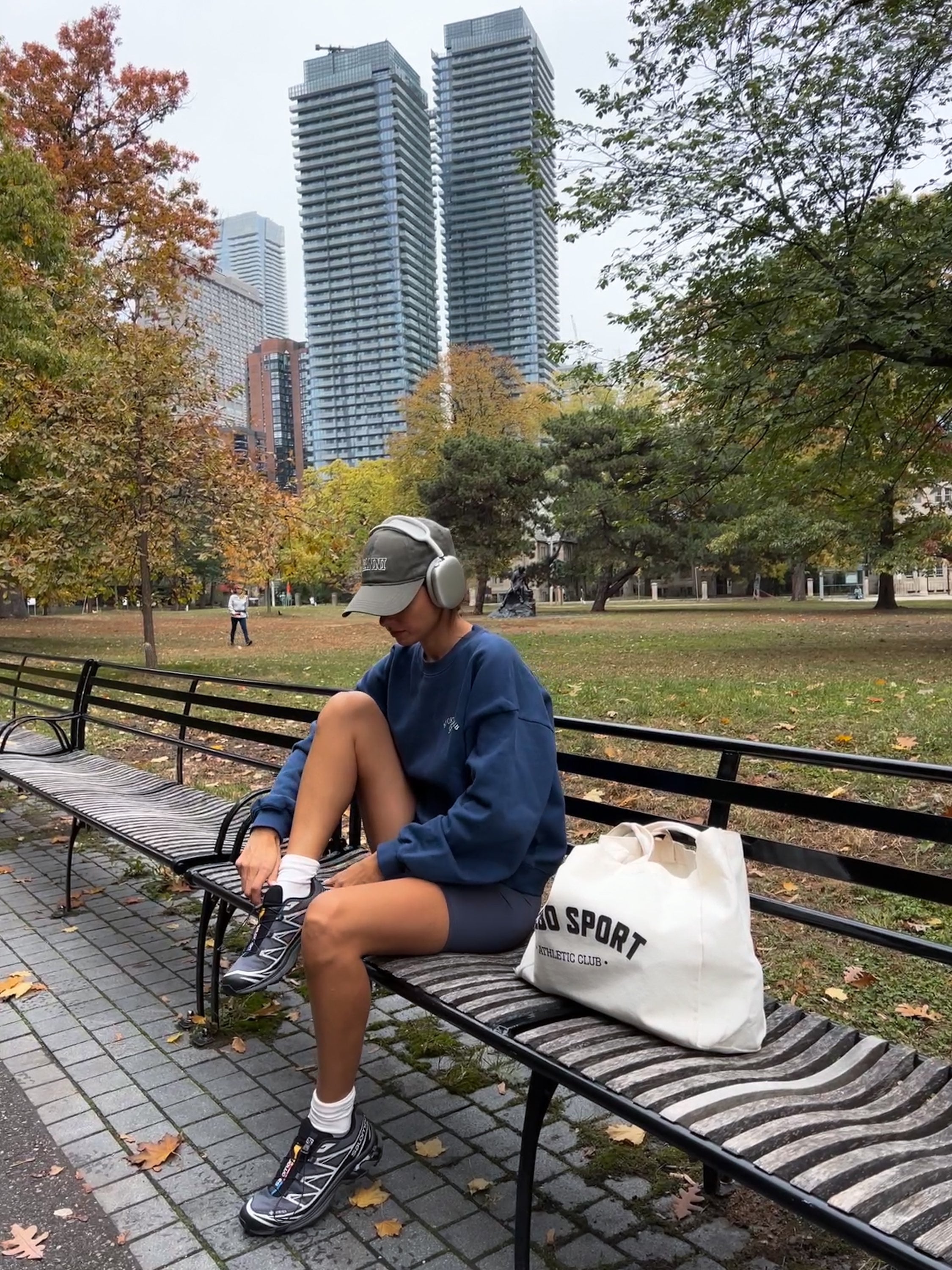 Le Sweat oversize Galbo Sport - Blueberry 🫐