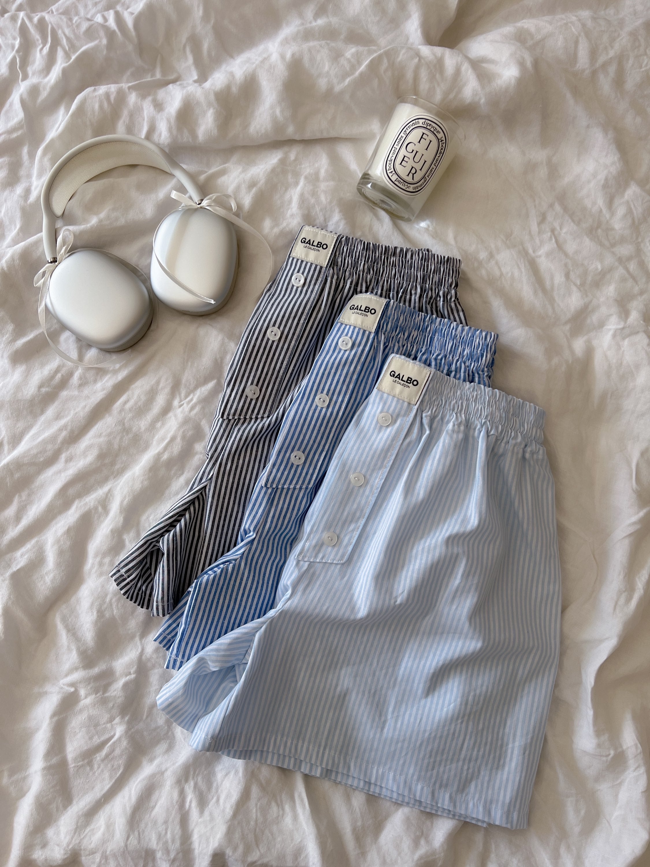 Caleçon Calvi RAYURES Moonlit Ocean 🌊