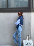 La chemise Galbo rayée NAVY BLUE 💙