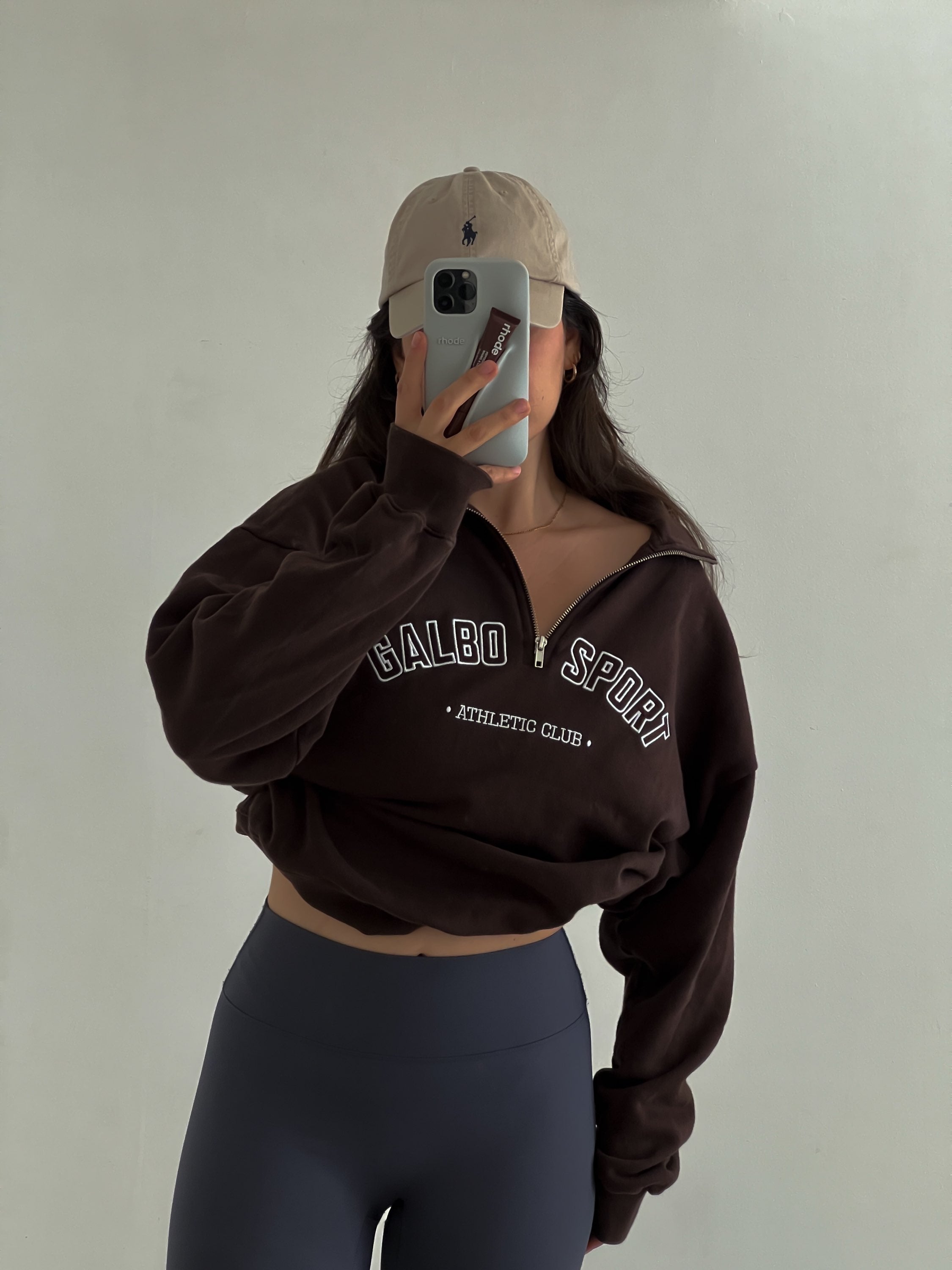 Le Zipper oversize Galbo Sport - Brownie 🐻