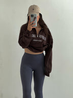 Le Zipper oversize Galbo Sport - Brownie 🐻