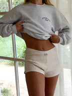 Le sweat oversize Galbo Sport - Grey Melange