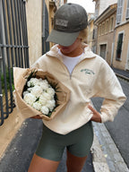 Le Zipper oversize Galbo Sport - Pearled Ivory