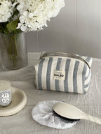 LA BAMBINA - matelassée Nancy rayures bleues 🦢