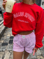 Le Sweat oversize Galbo Sport - Poppy 🍒
