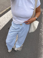 Pantalon Beaulieu rayures BABY BLUE 🩵