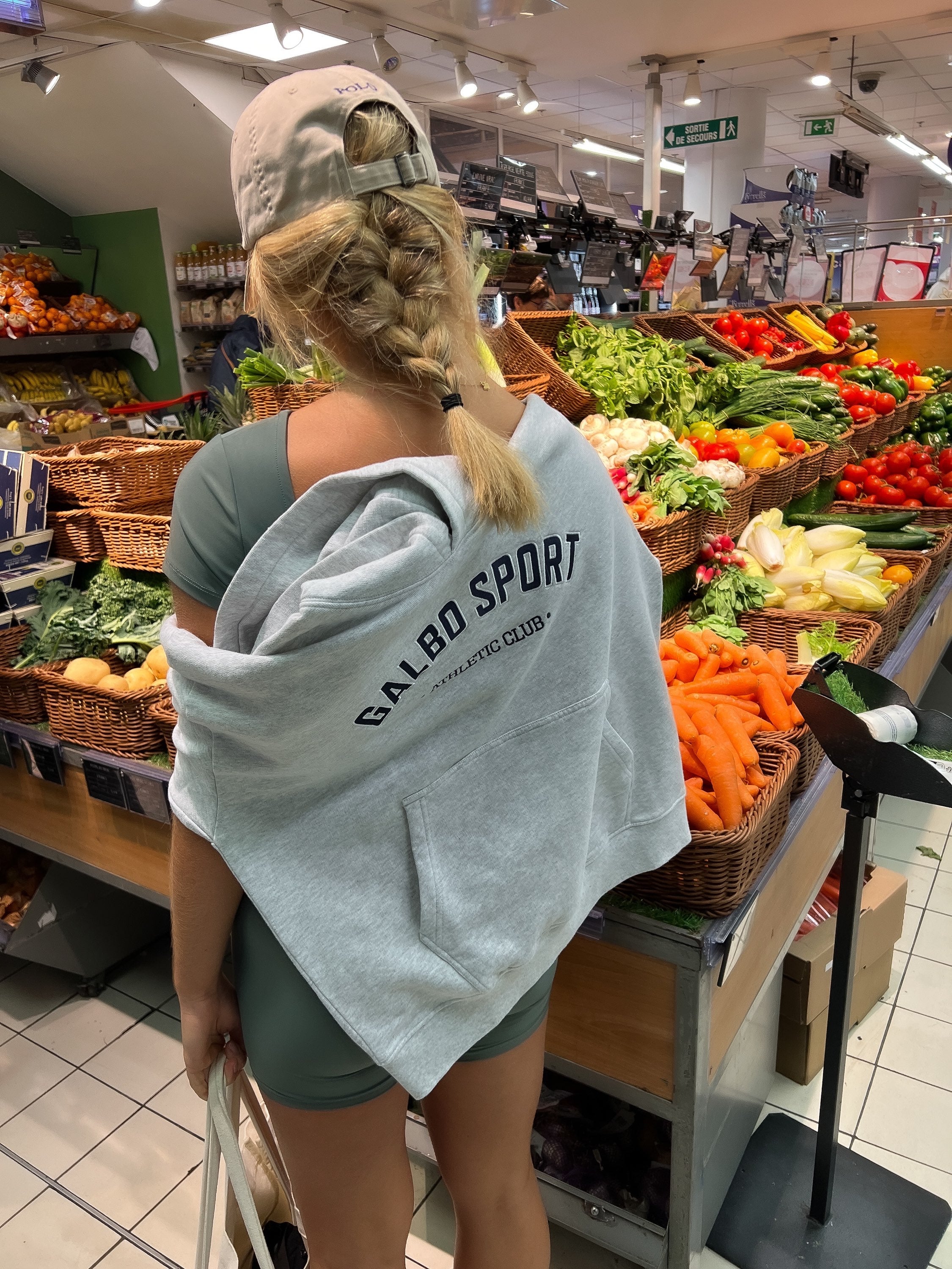 Le Hoodie Galbo Sport - Grey melange