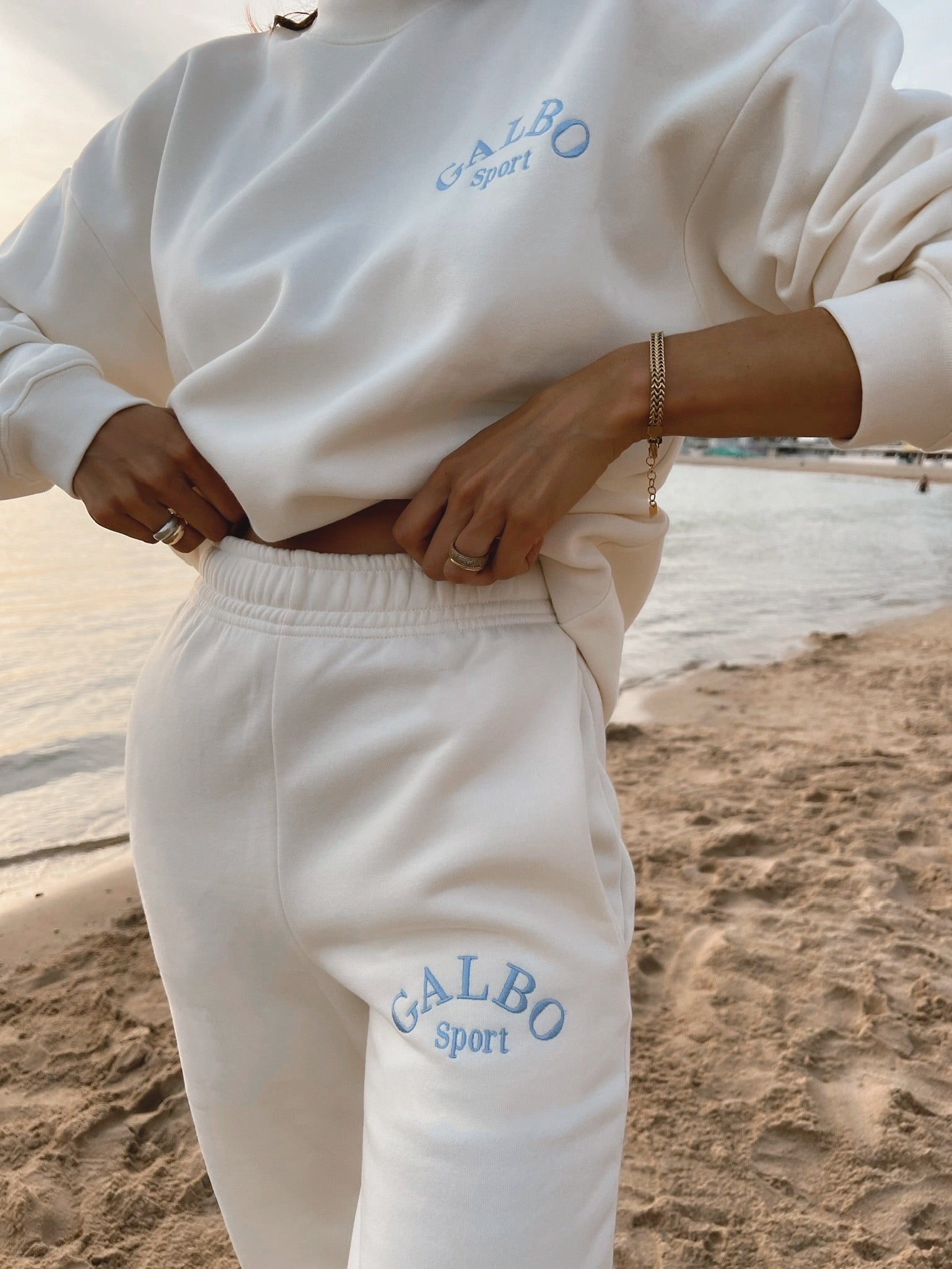 Le Jogging Galbo Sport - Baby Powder