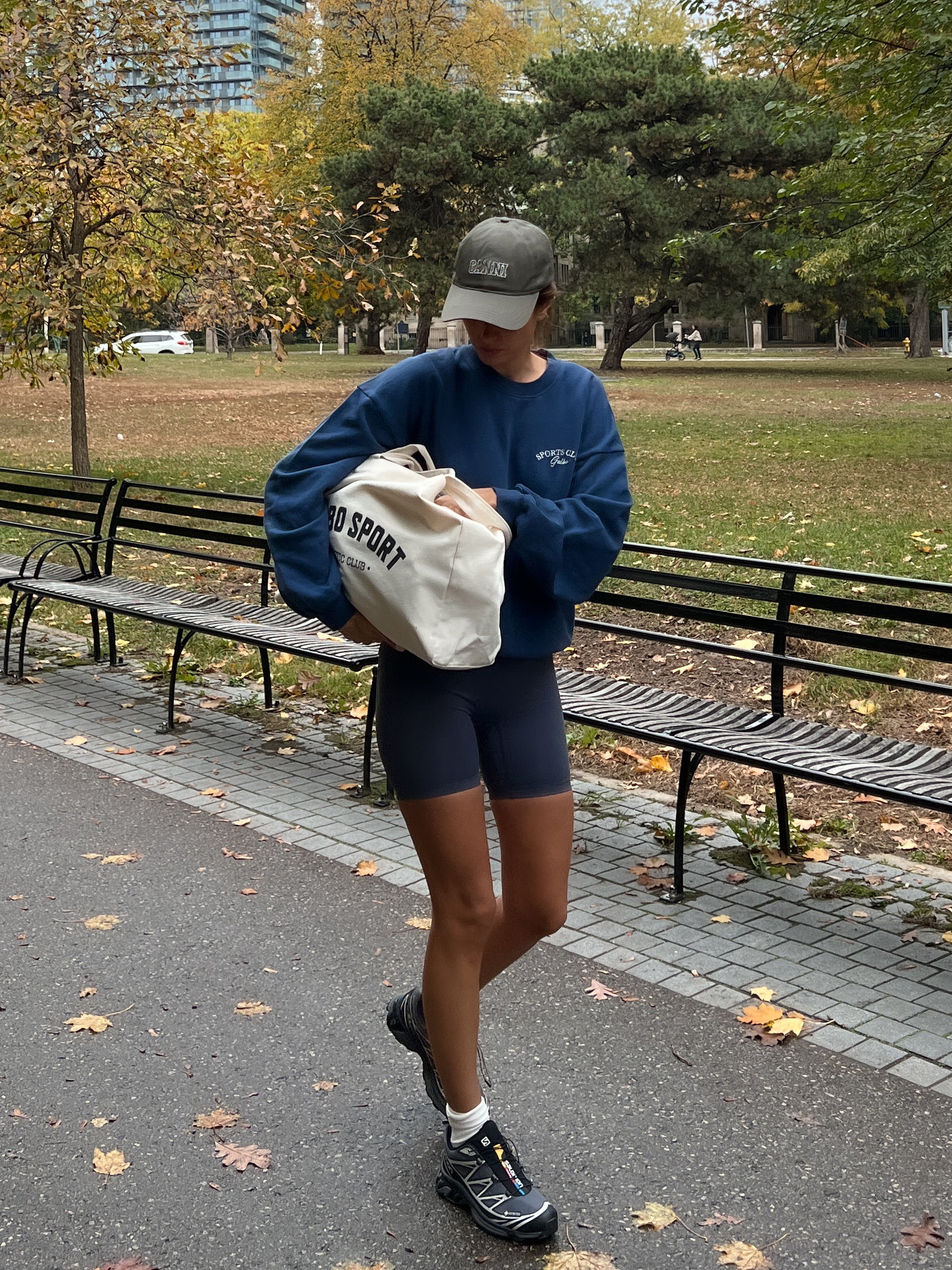 Le Sweat oversize Galbo Sport - Blueberry 🫐