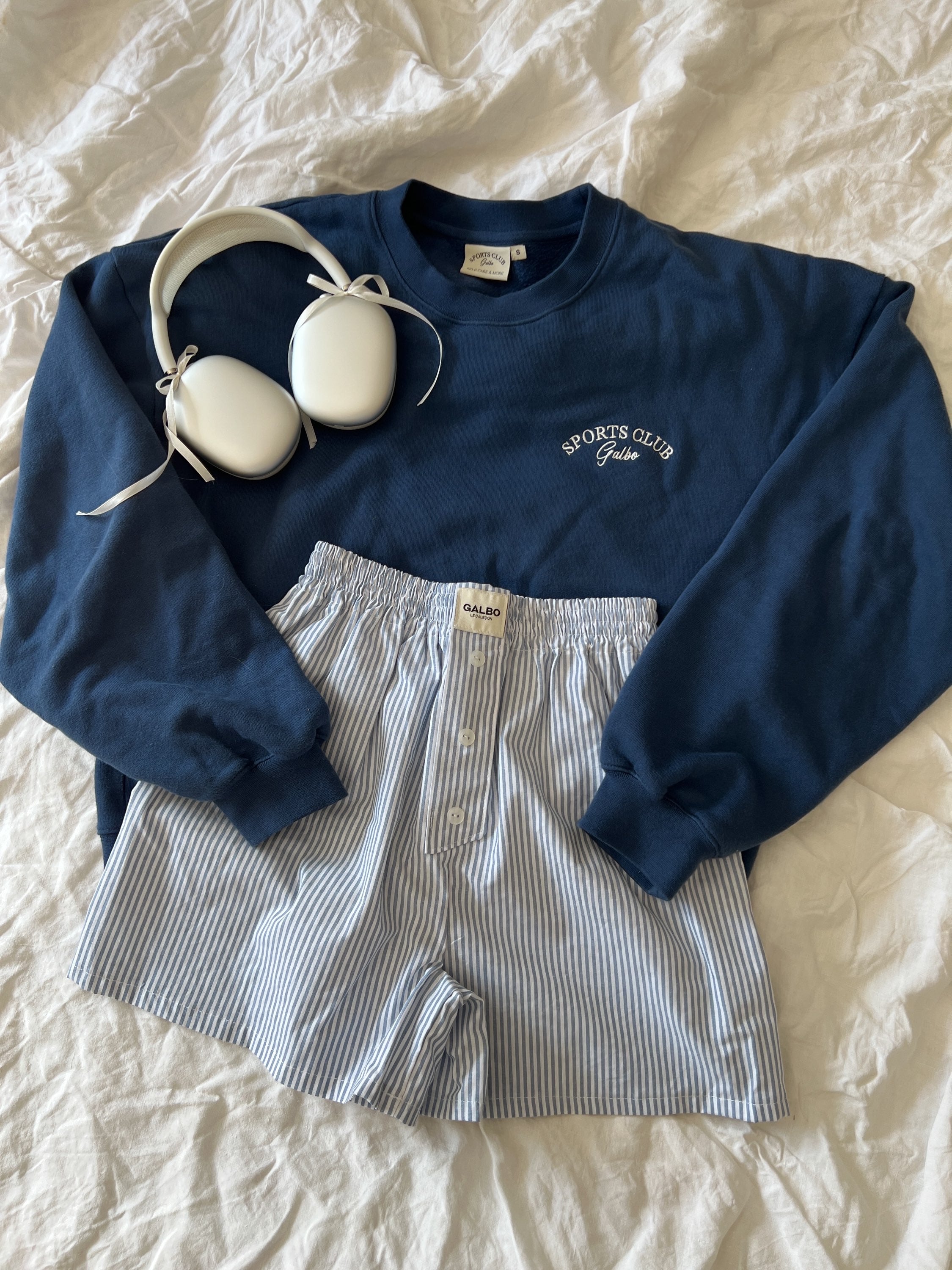 Le Sweat oversize Galbo Sport - Blueberry 🫐