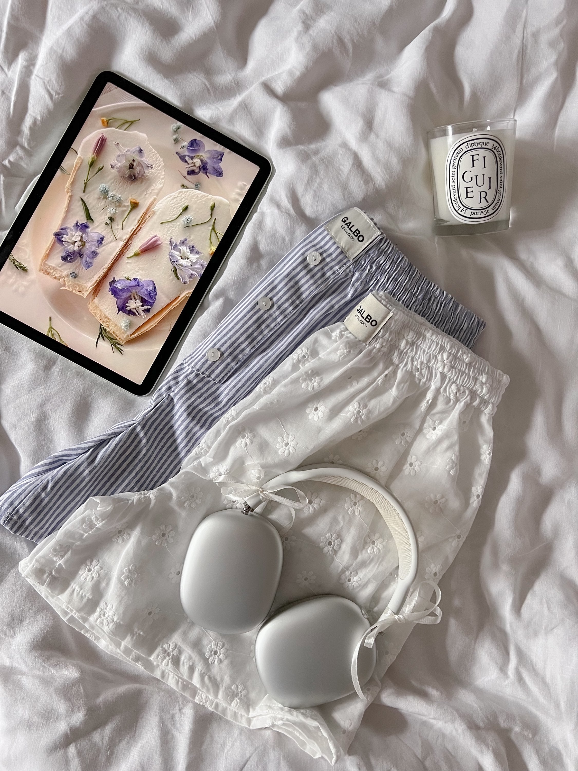 Short Sanary Marguerites Creamy 🌼