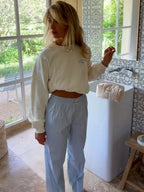 Pantalon Beaulieu rayures BABY BLUE 🩵