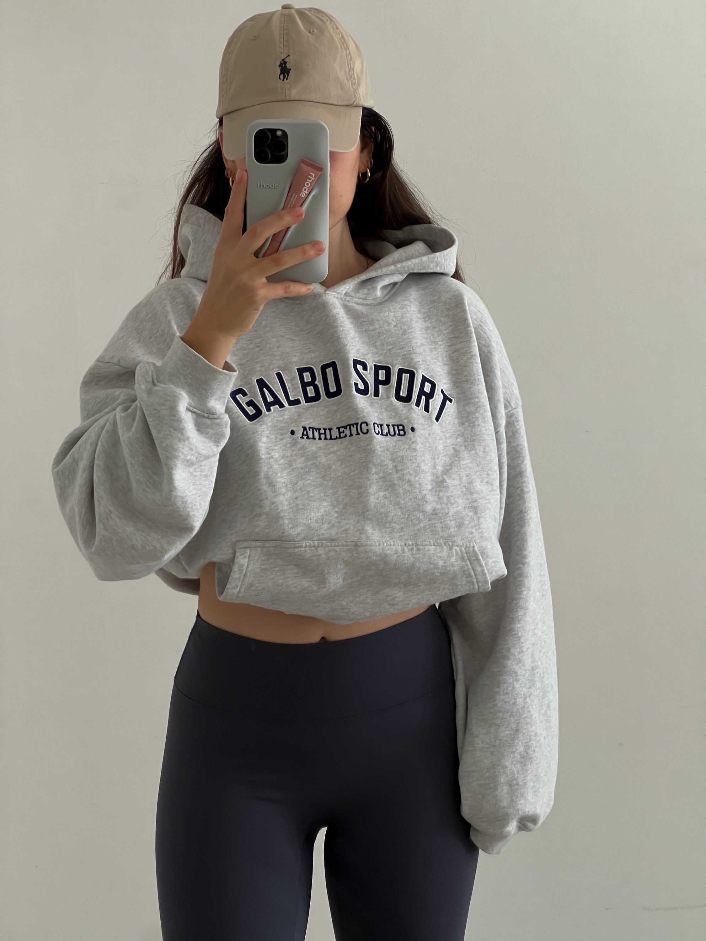 Le Hoodie Galbo Sport - Grey melange