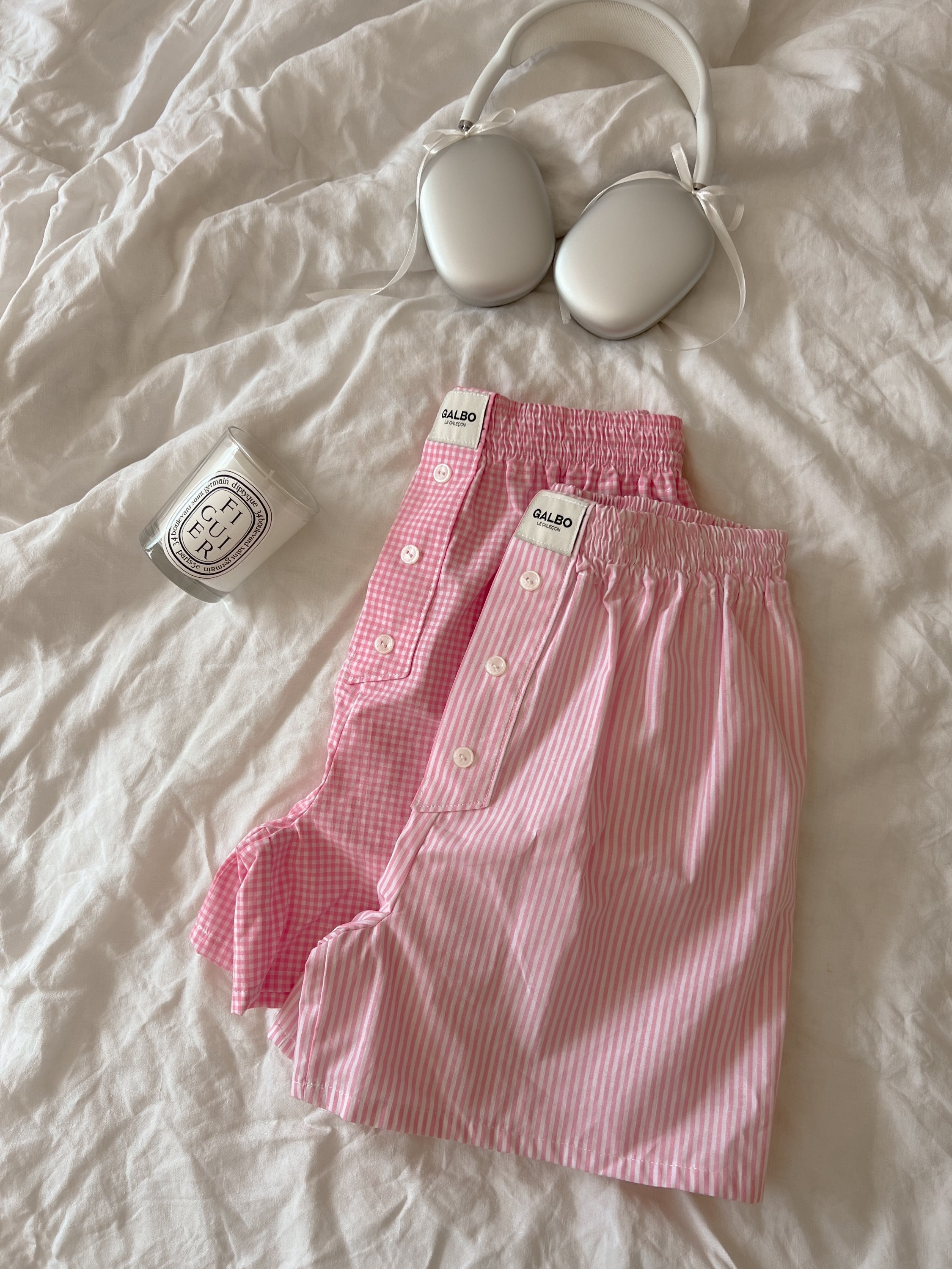 Caleçon Calvi VICHY Candy Pink 🌷