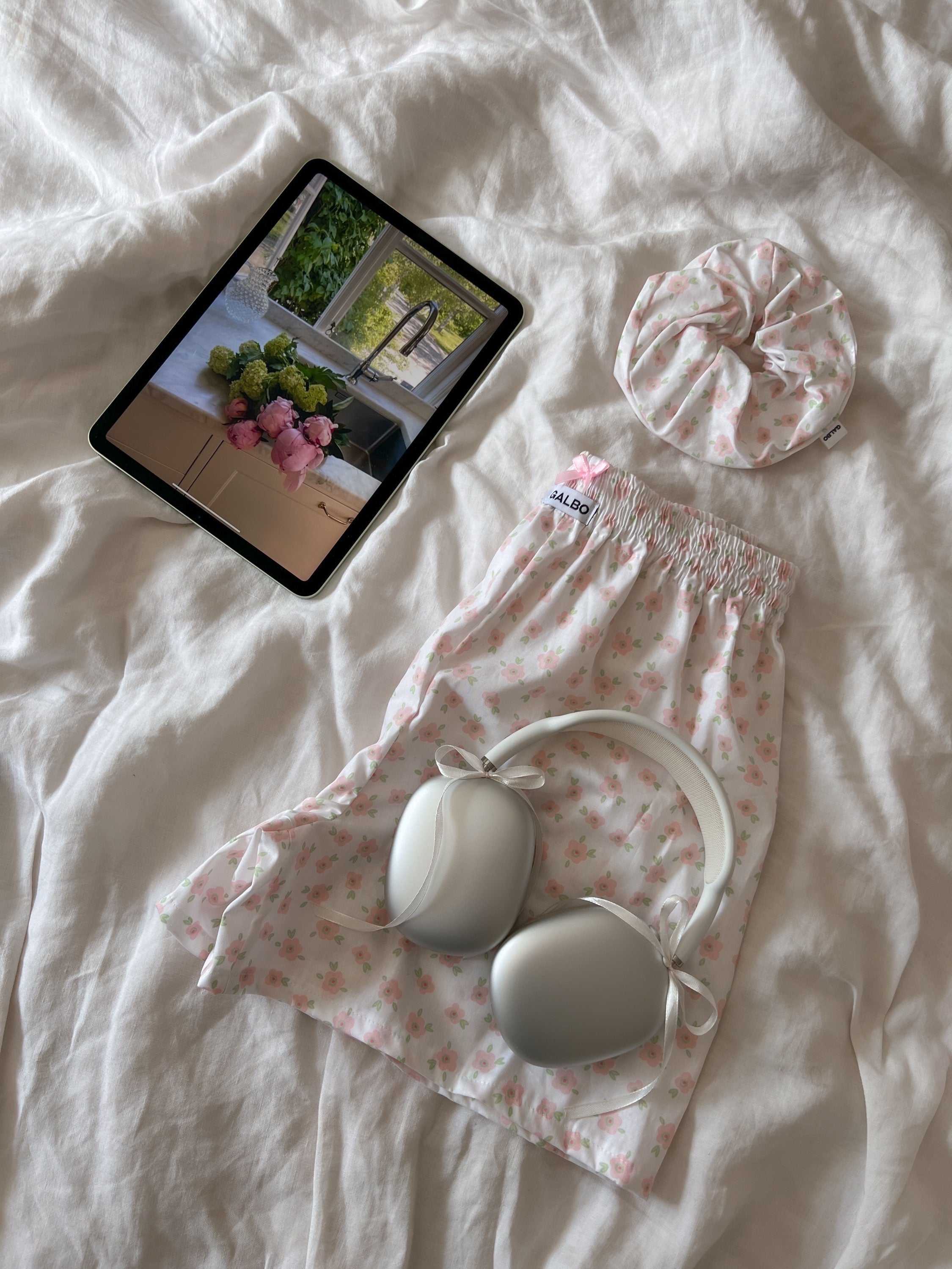 Short Sanary fleurs & noeud rose 🎀