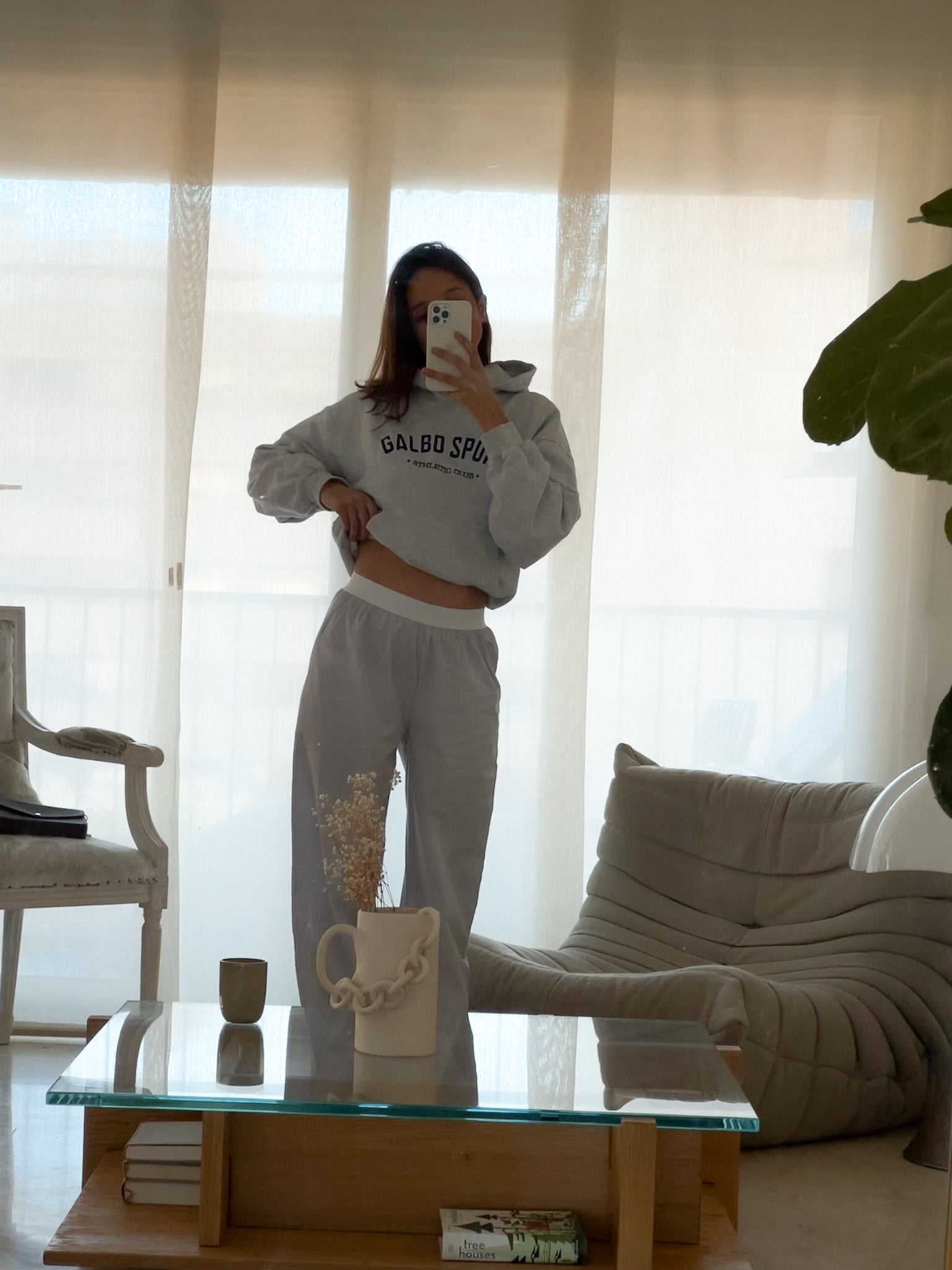 Le Pantalon Galbo gris UNI