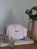 LA BAMBINA - pink striped blue quilted