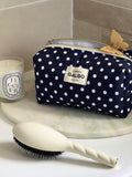 LA BAMBINA - Quilted Polka Dot Navy ⚓️