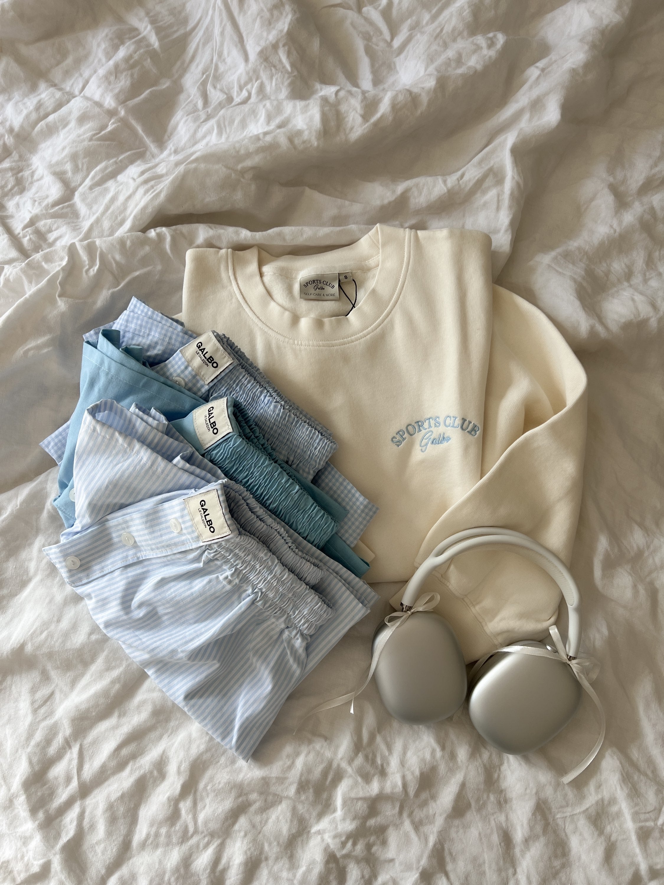 Le Sweat oversize Galbo Sport - Coconut Milk