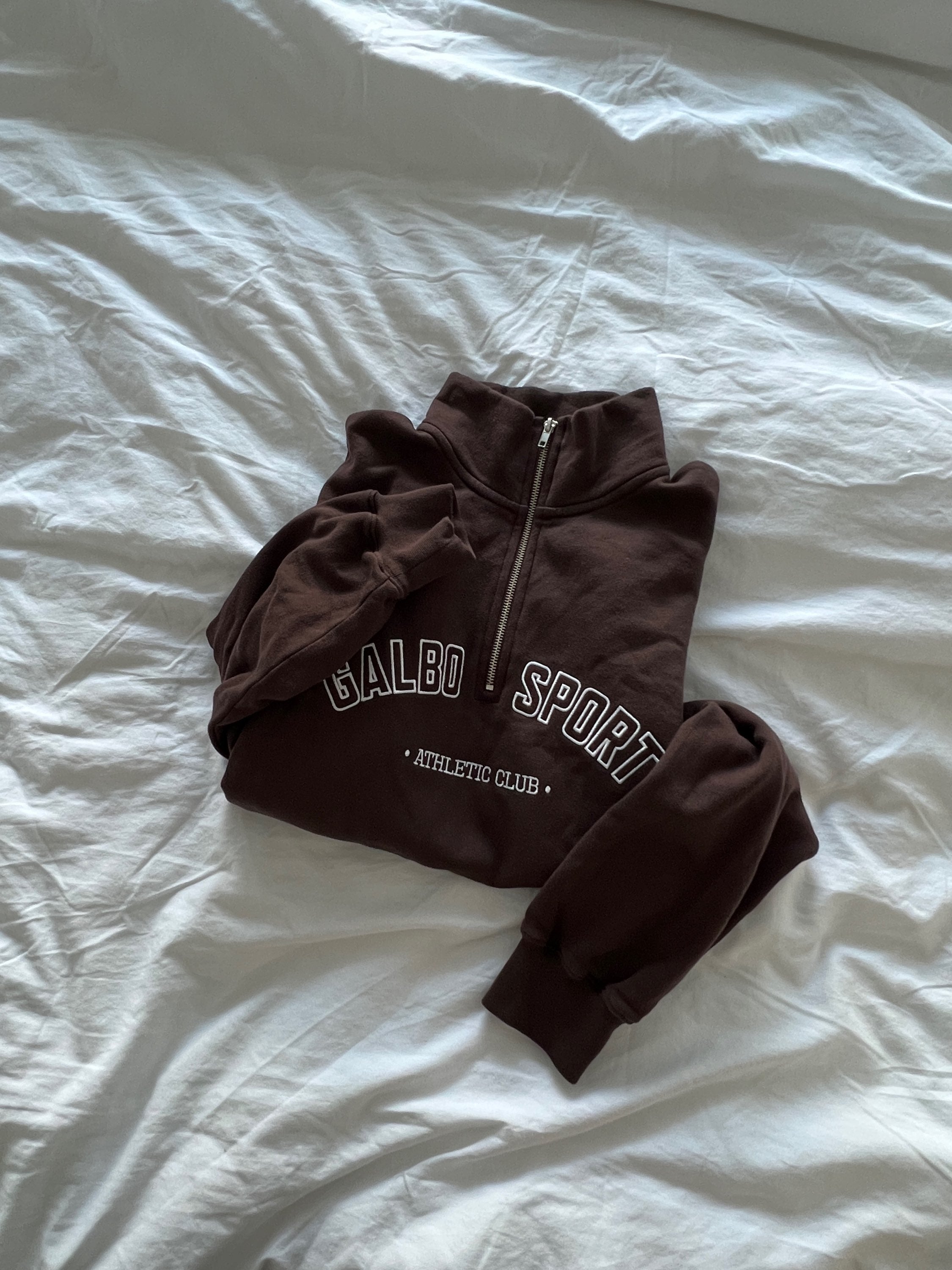 Le Zipper oversize Galbo Sport - Brownie 🐻