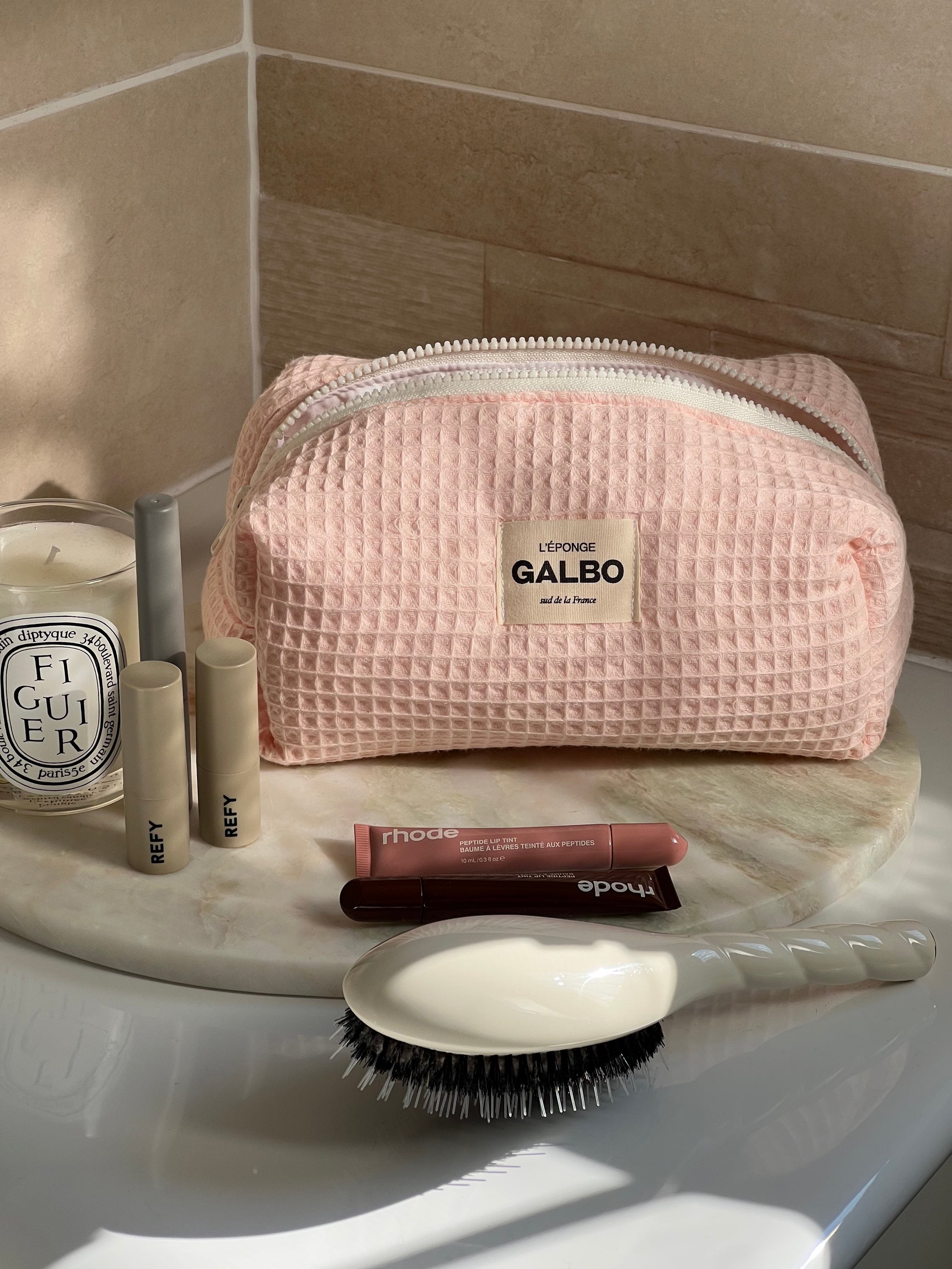 L'EPONGE - nid d’abeille Candy Pink 🌸