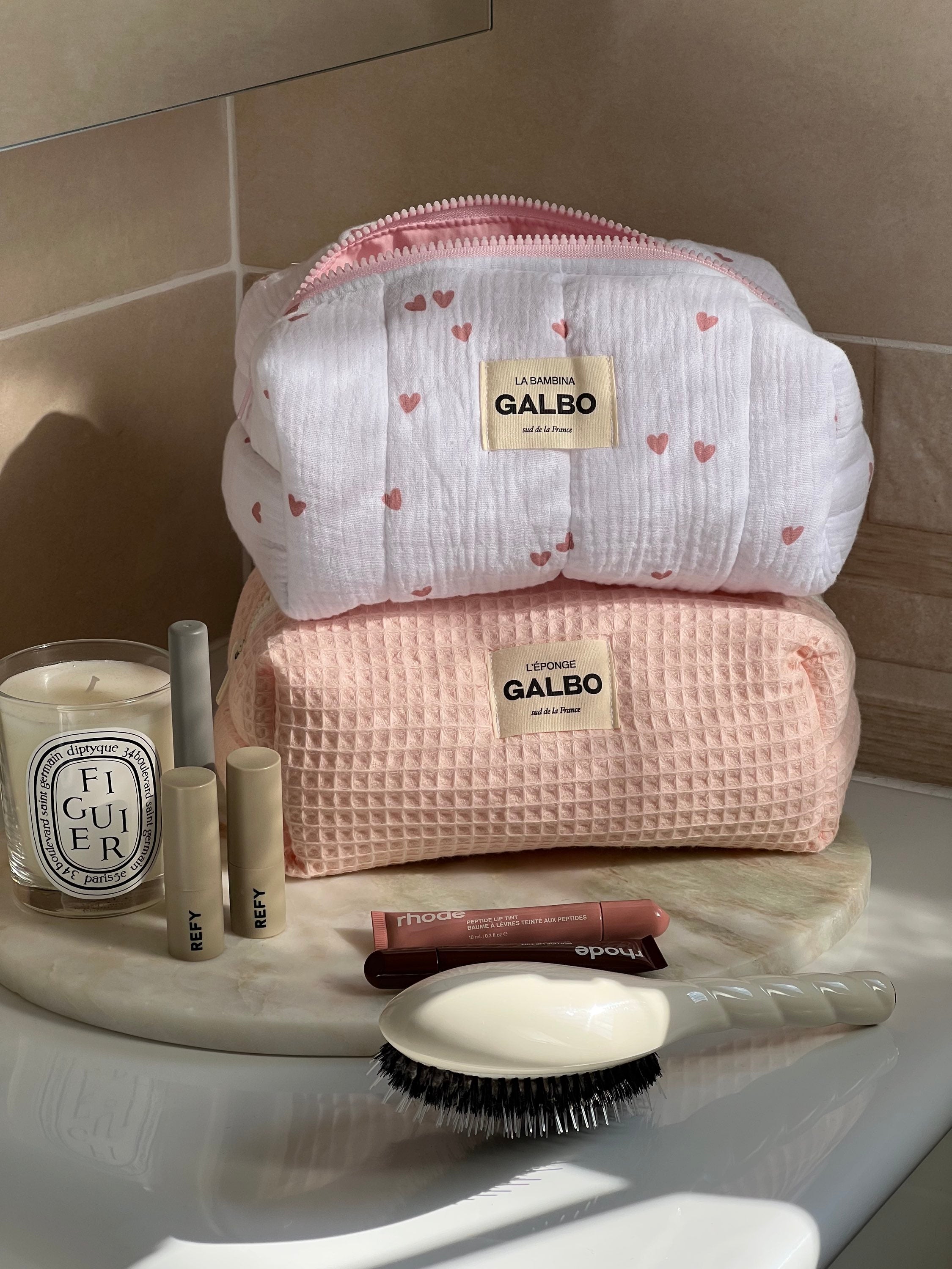 L'EPONGE - nid d’abeille Candy Pink 🌸