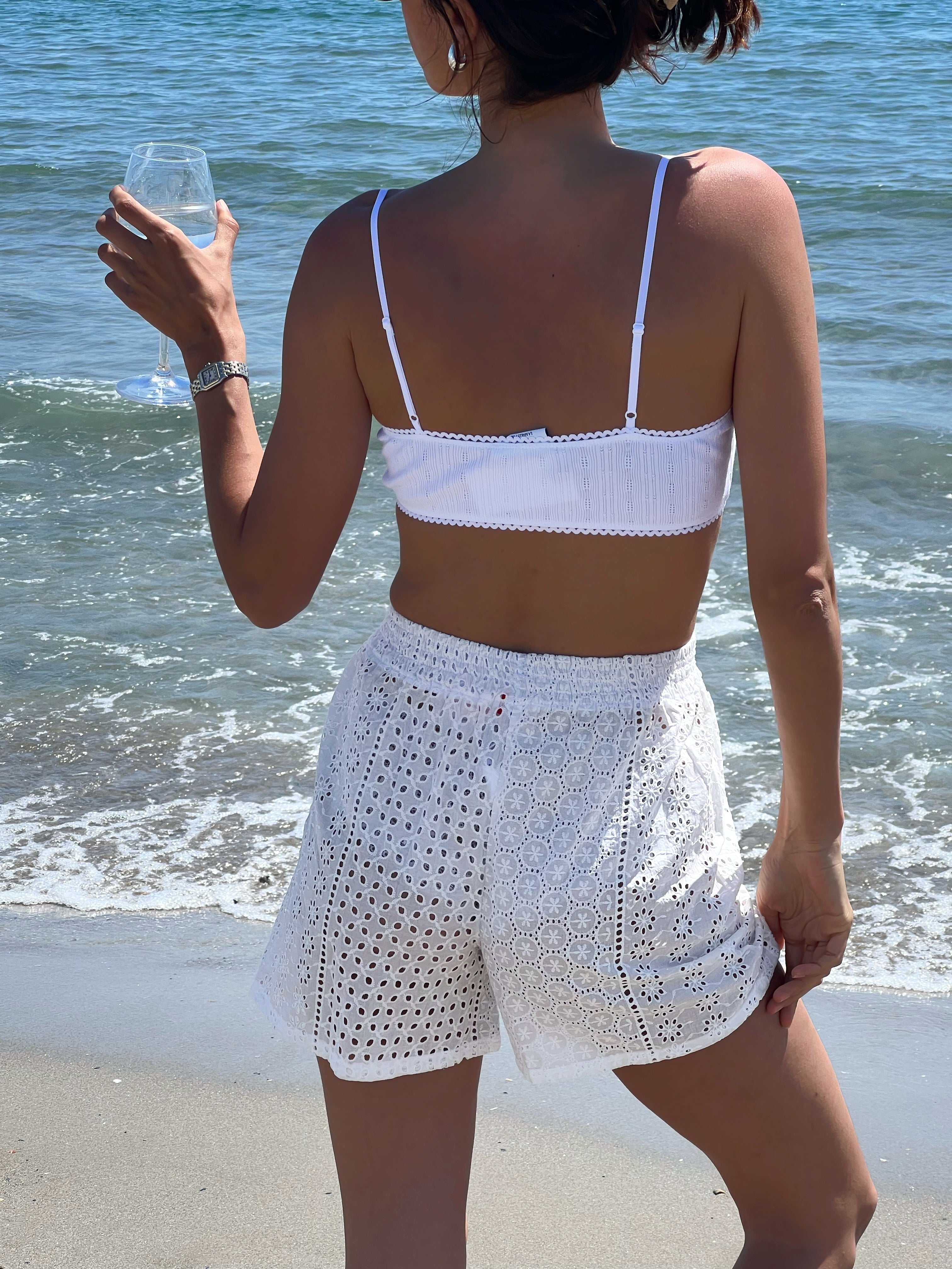Short Sanary mix Broderie Anglaise 🦢