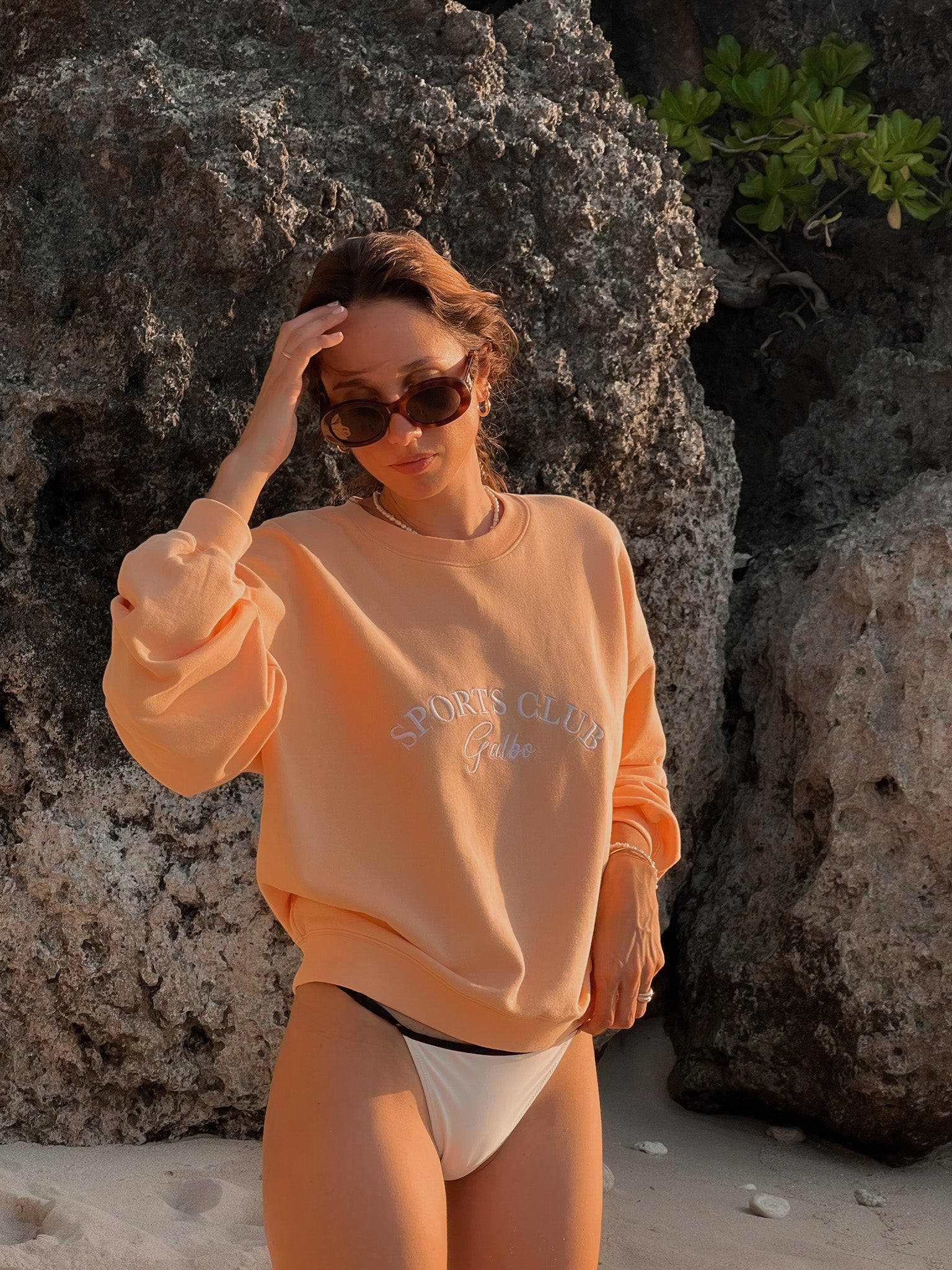 Le Sweat Galbo Sport - Peachy