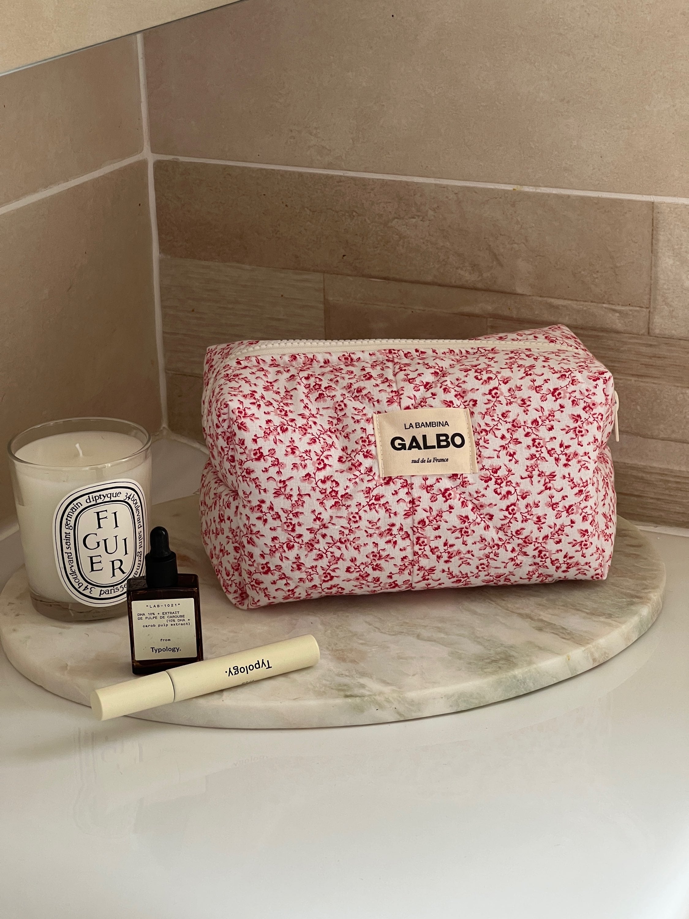 LA BAMBINA - matelassée liberty rouge