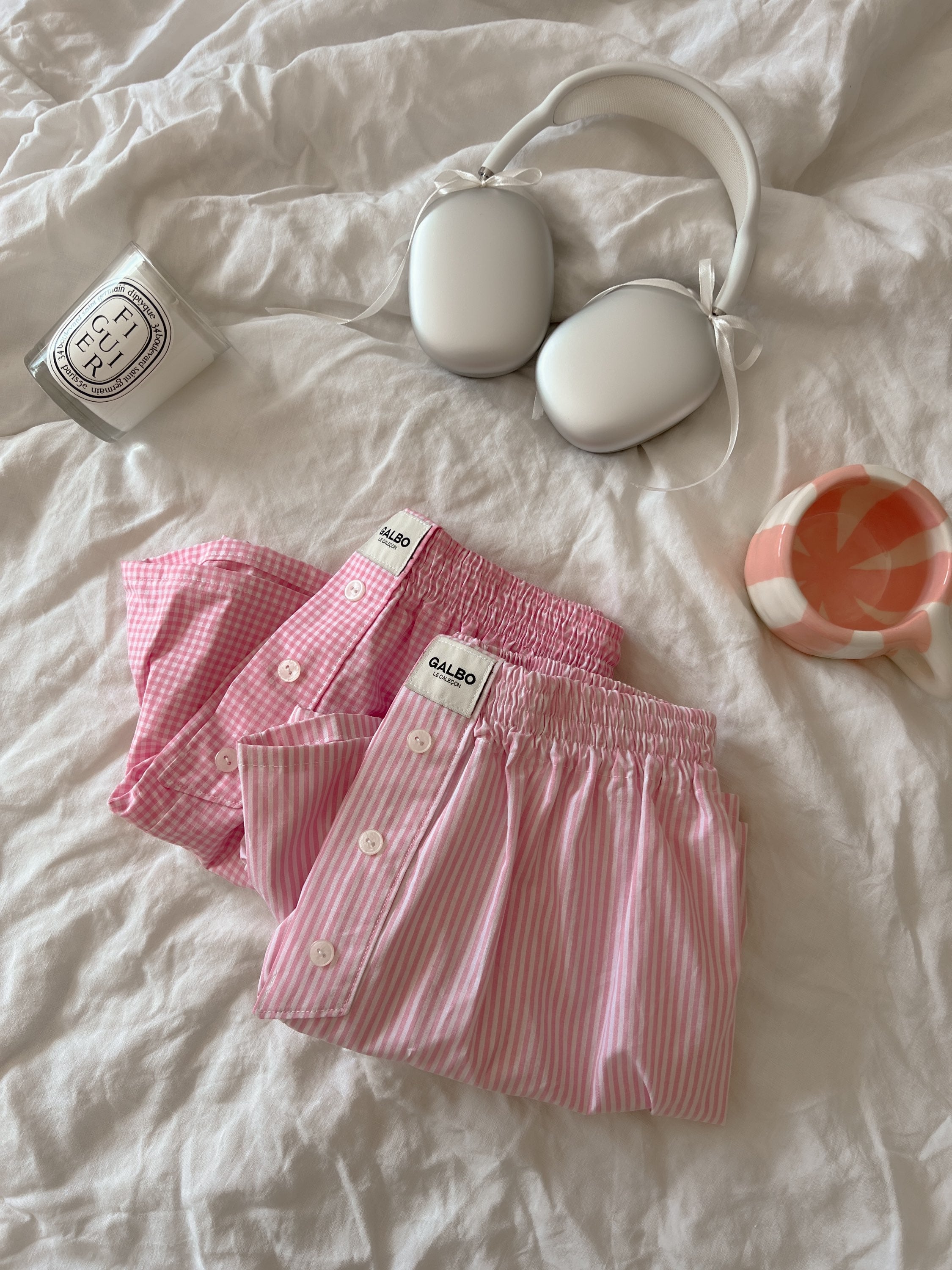 Caleçon Calvi VICHY Candy Pink 🌷