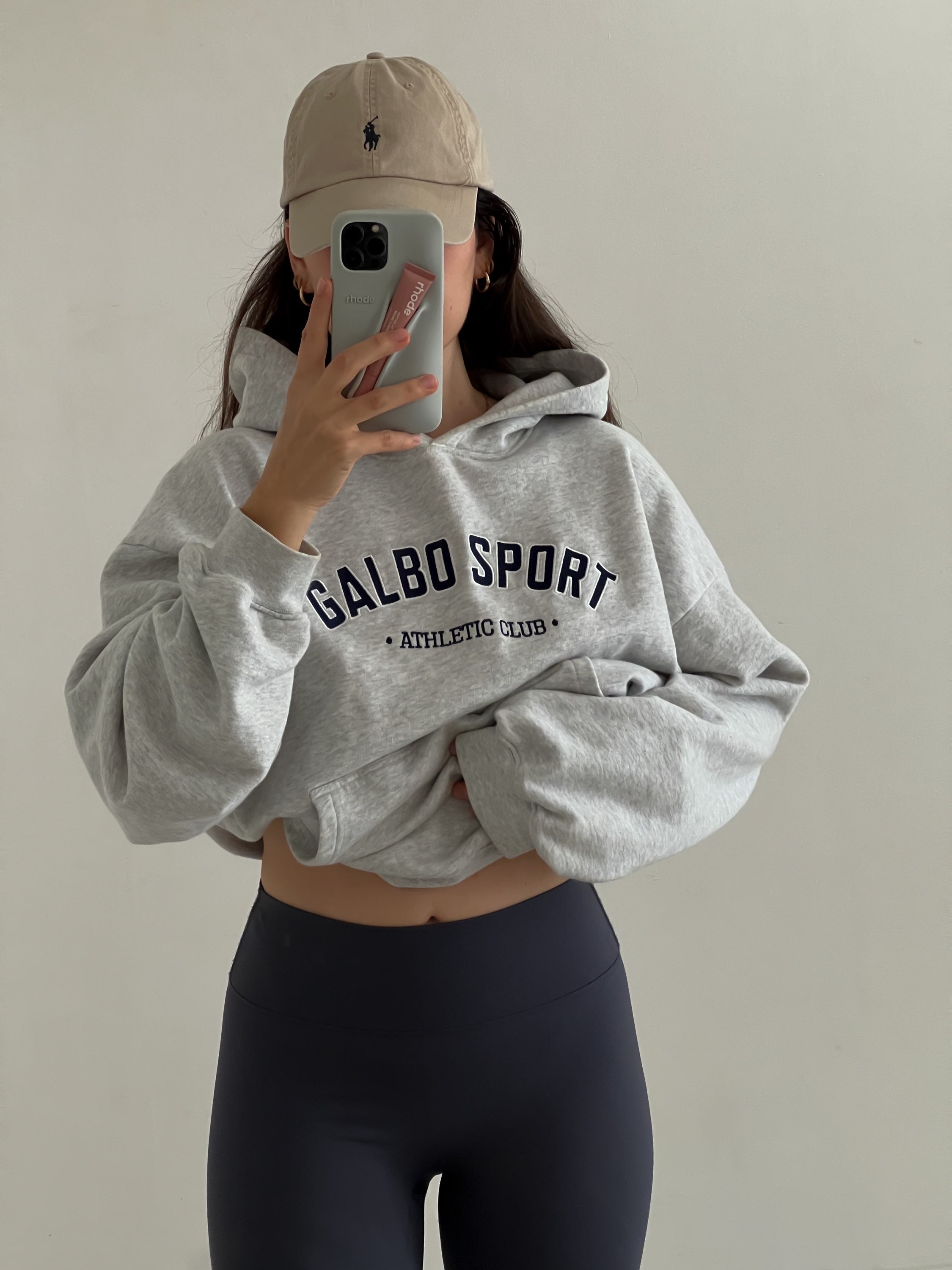 Le Hoodie Galbo Sport - Grey melange