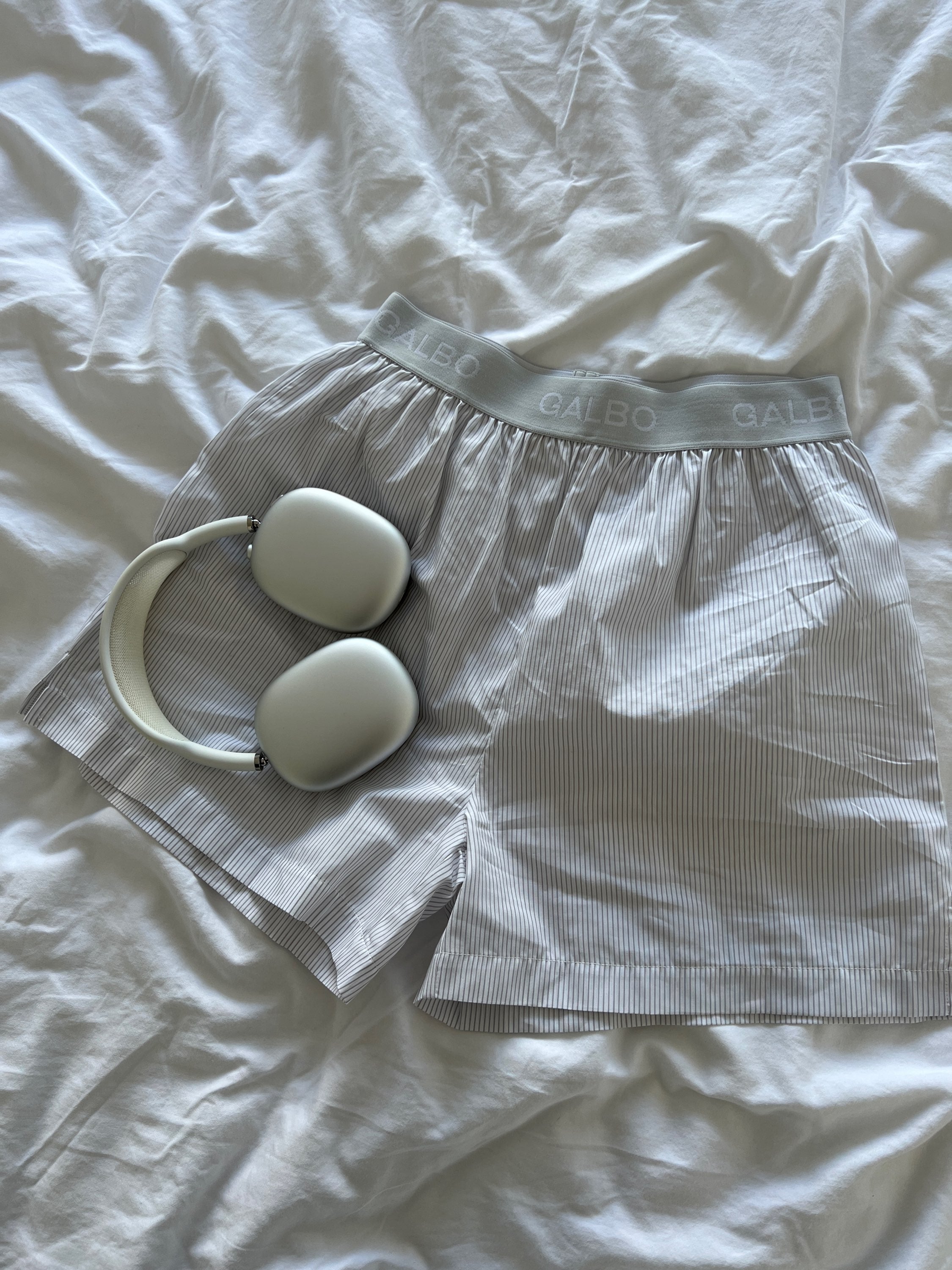 Le Boxer Galbo RAYÉ GRIS ☁️