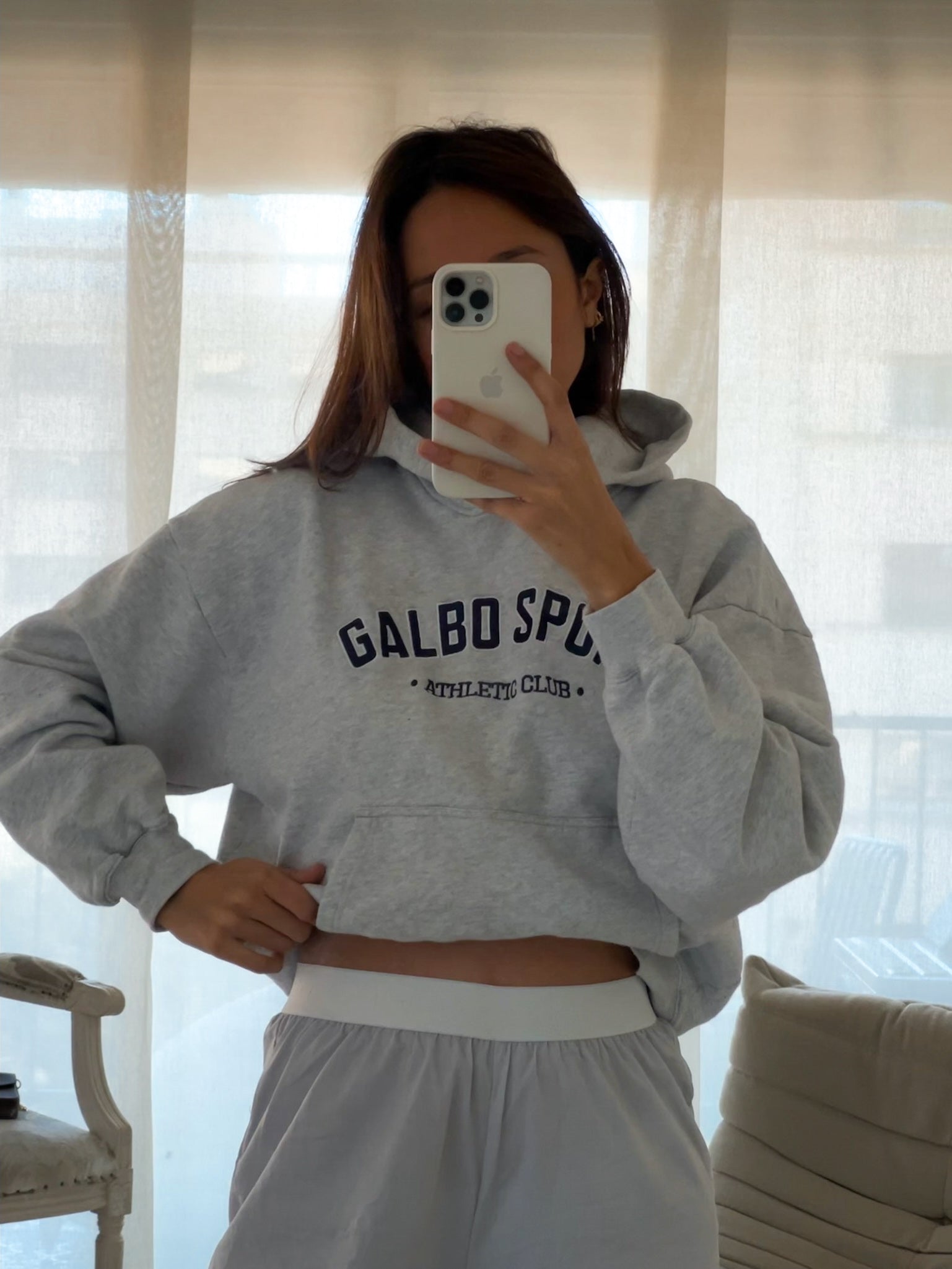 Le Pantalon Galbo gris UNI