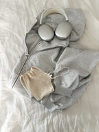 Le hoodie zipper oversize Galbo Sport - Grey Melange