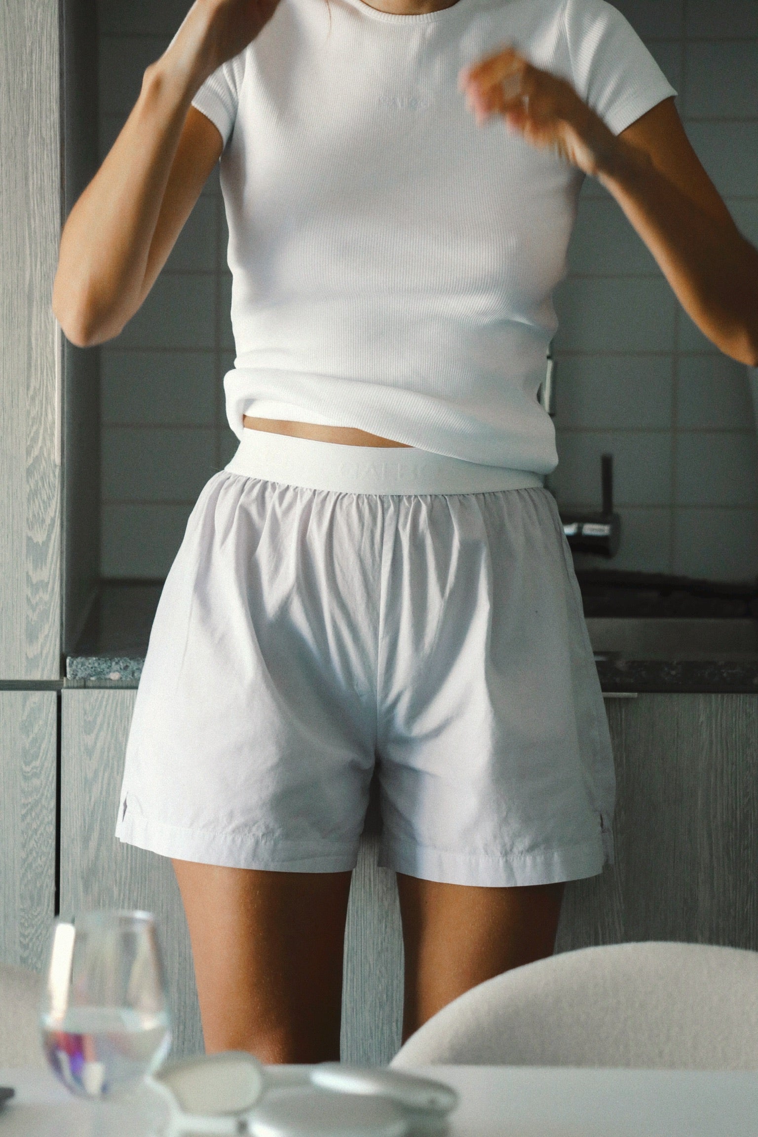 Le Boxer Galbo gris