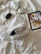 LA BAMBINA - matelassée fleurs mauves 🌷