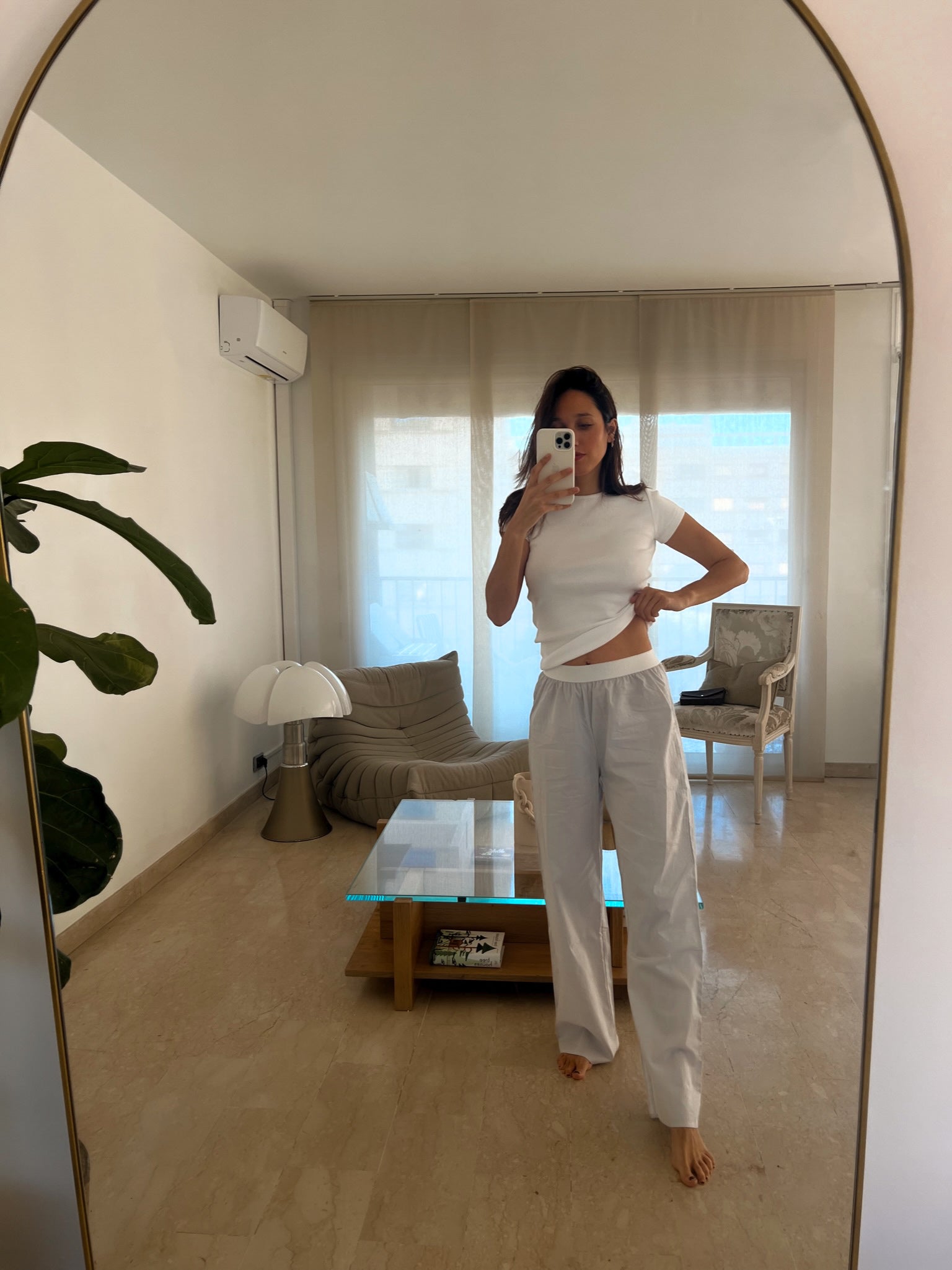 Le Pantalon Galbo gris UNI