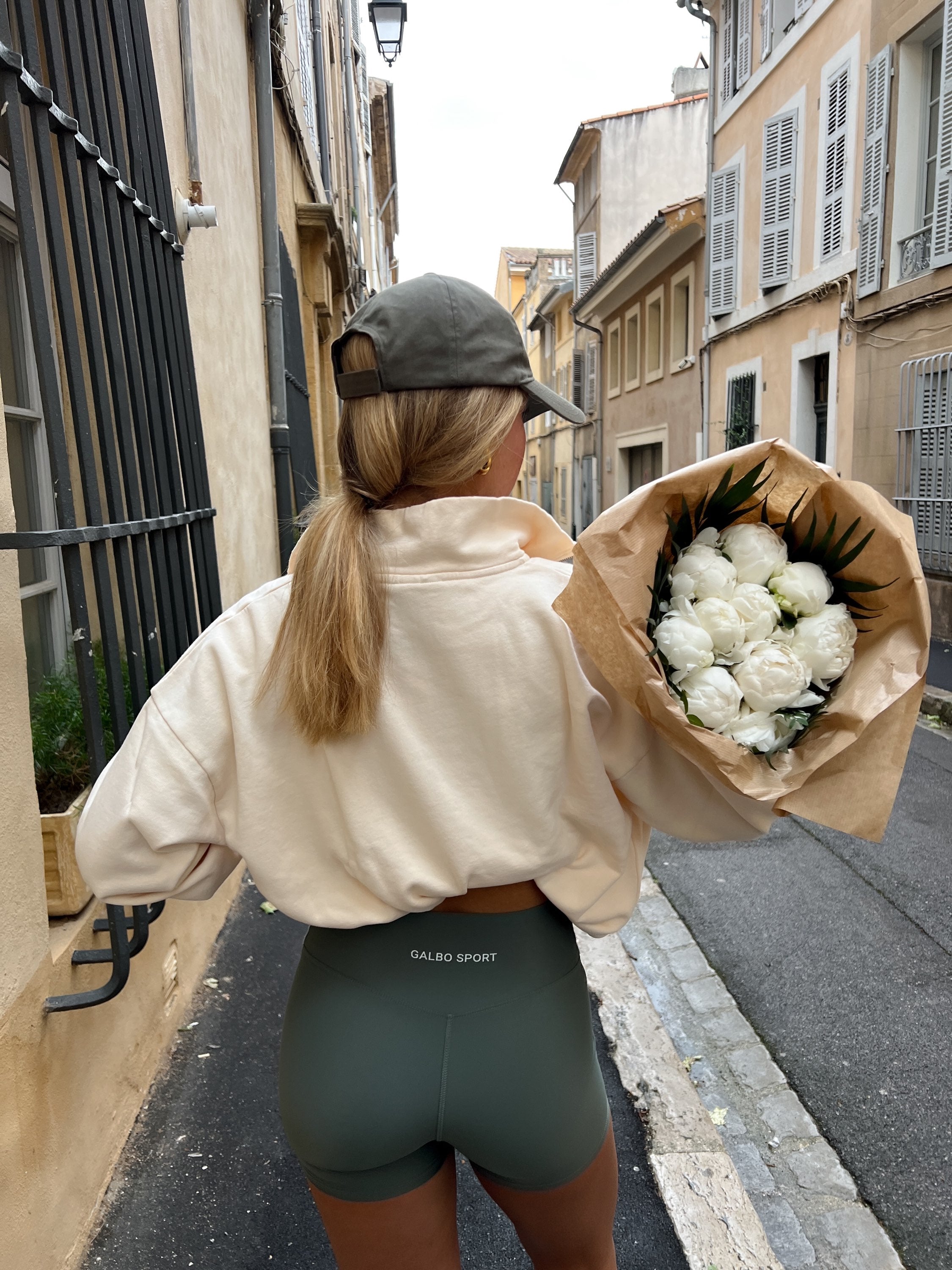 Le Zipper oversize Galbo Sport - Pearled Ivory