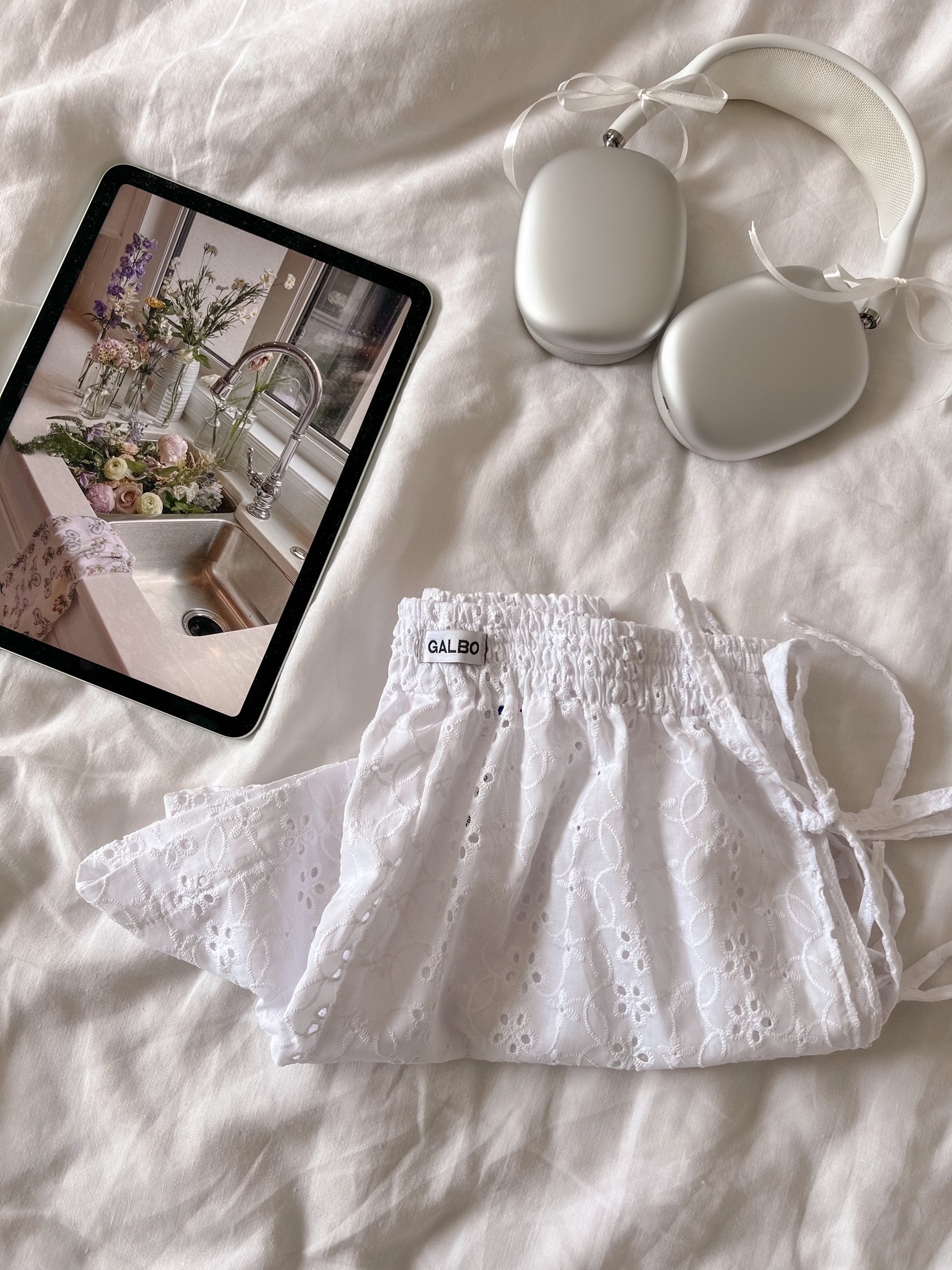 Short Pampelonne Noeuds & Broderie Anglaise 🎀🦢