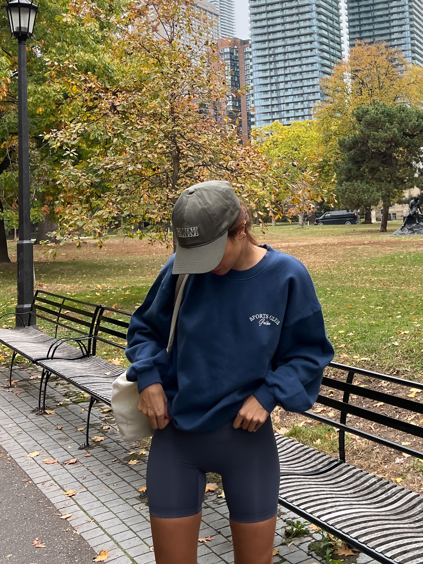 Le Sweat oversize Galbo Sport - Blueberry 🫐