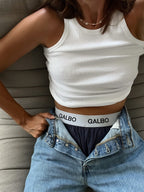 Le Débardeur LONG Galbo - Soft White
