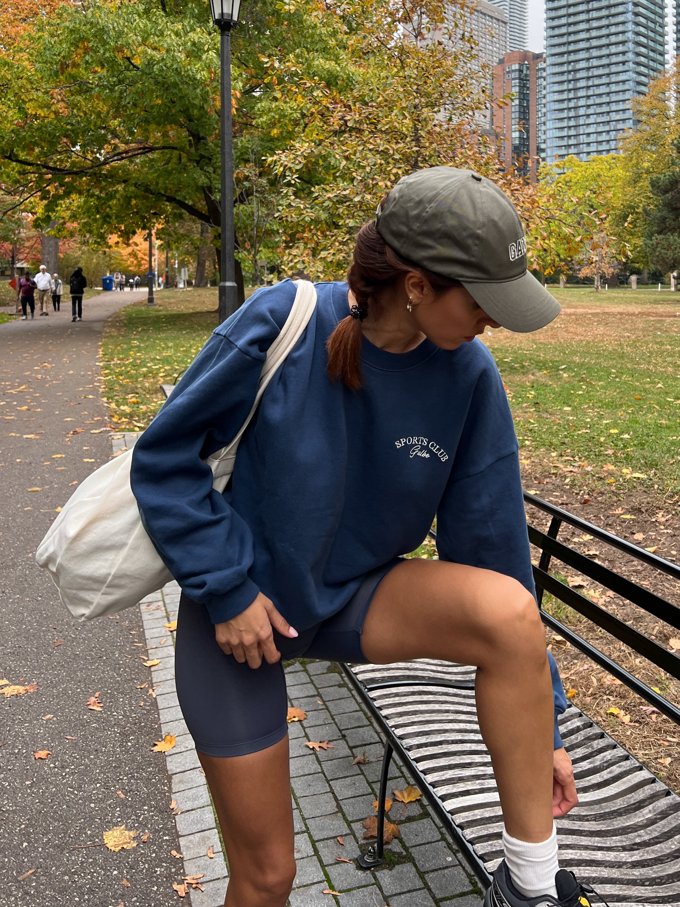 Le Sweat oversize Galbo Sport - Blueberry 🫐