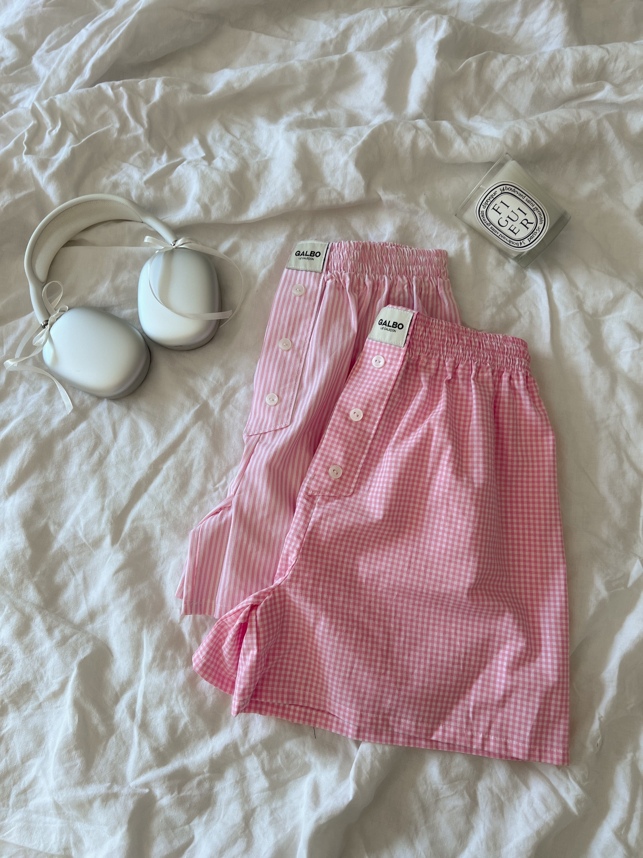 Caleçon Calvi VICHY Candy Pink 🌷