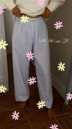 Pantalon Beaulieu rayures BABY BLUE 🩵