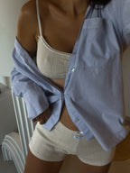 La chemise Galbo rayée NAVY BLUE 💙