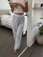 Le Pantalon Galbo rayé NAVY BLUE 💙