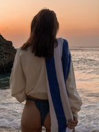 Le Sweat oversize Galbo Sport - Coconut Milk