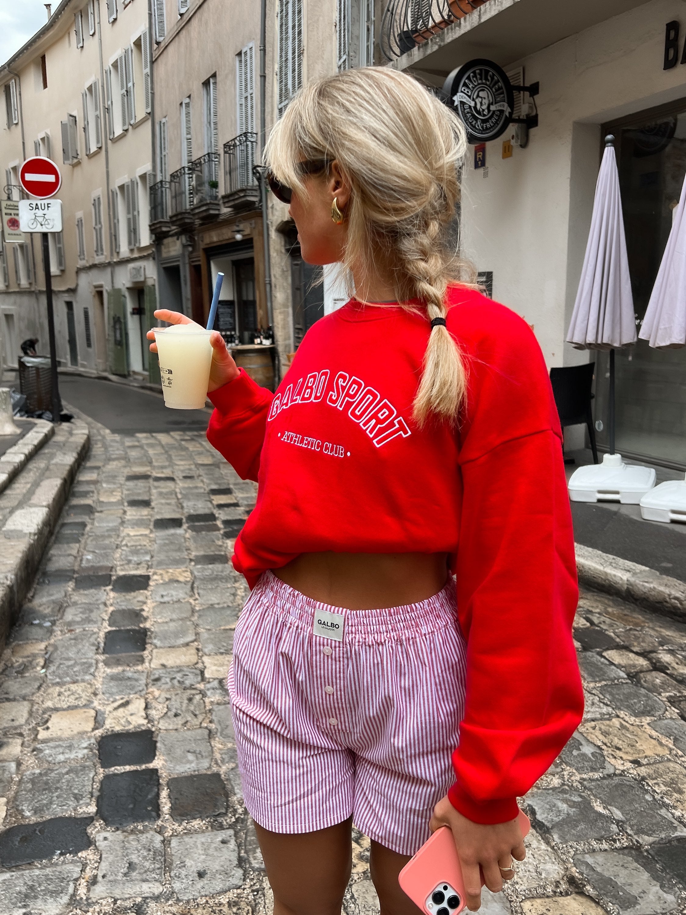 Caleçon Calvi RAYURES Poppy 🍒