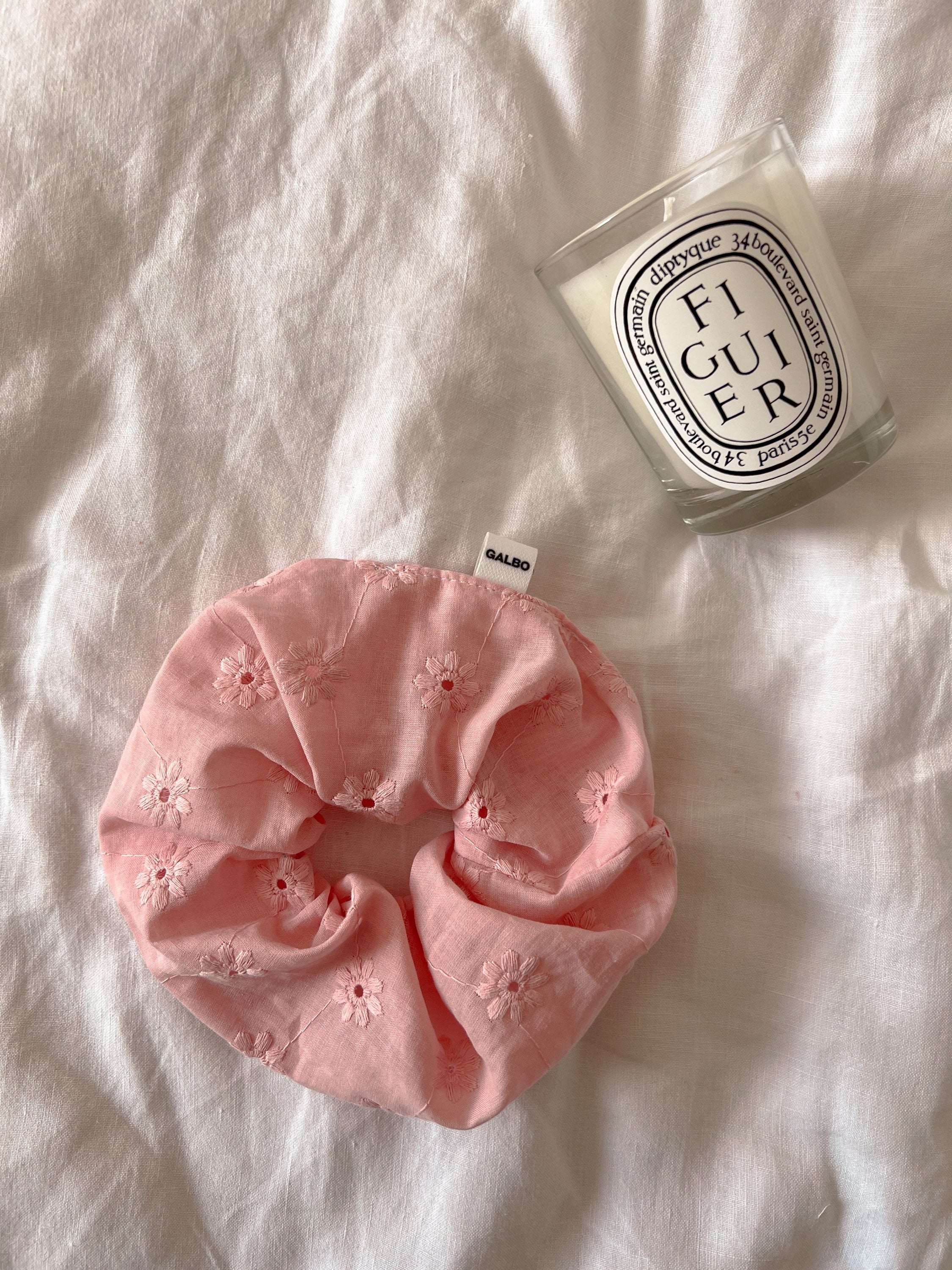 Chouchou marguerite Candy Pink 🌸